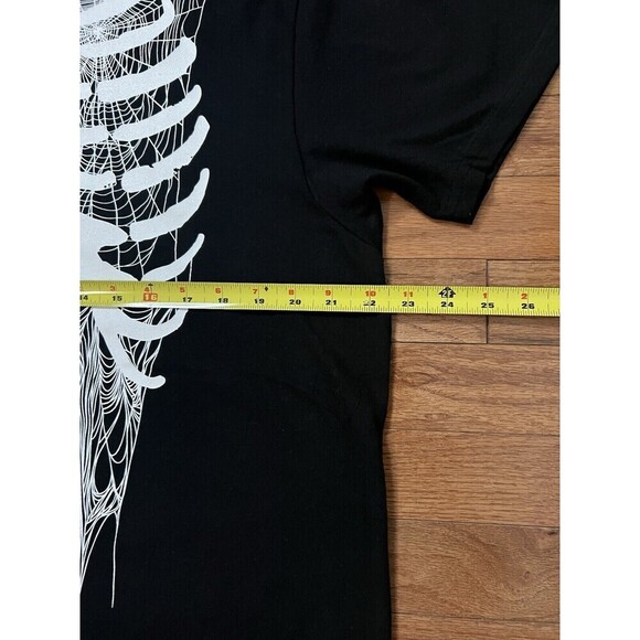 Way To Celebrate Black Halloween  Skeleton Tshirt Size XL New without tag - Picture 3 of 5
